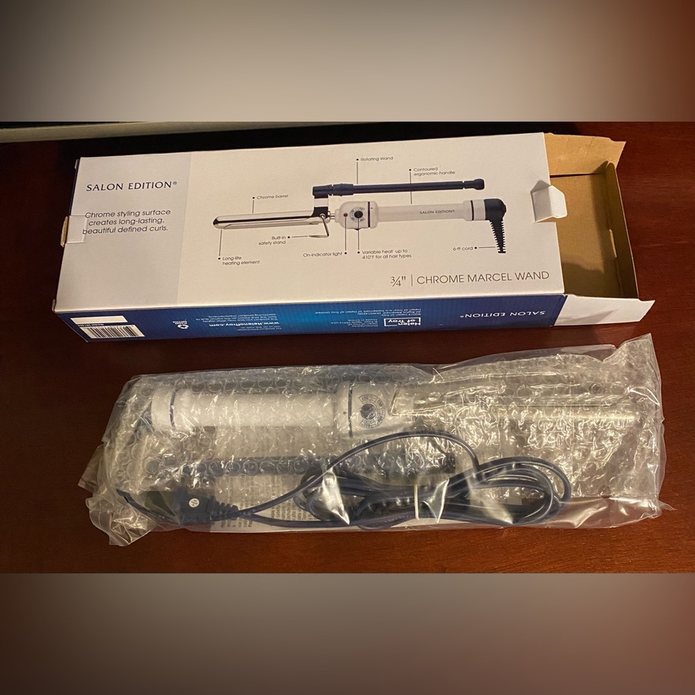 Salon Edition 3/4 inch Marcel and curling iron “new in box* - Picture 3 of 9